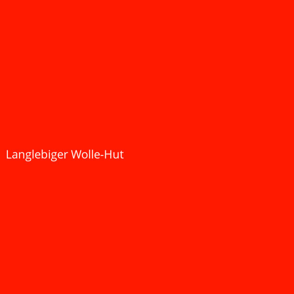 Langlebiger Wolle-Hut